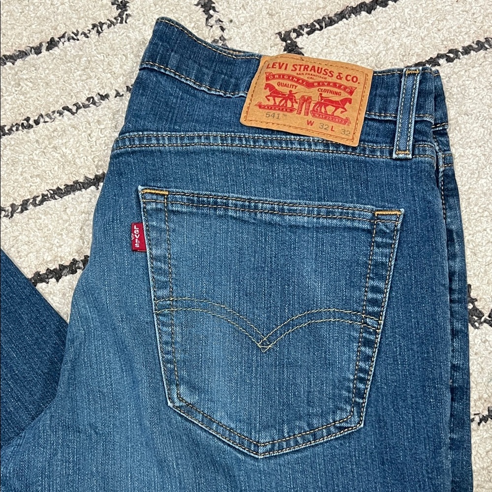 Levi's Men’s Dark Blue Straight Jeans 32x32